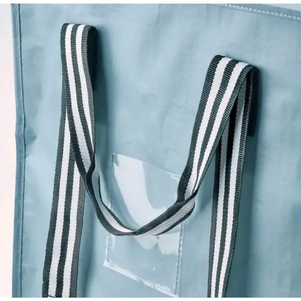 IKEA Light Blue Storage Backpack Bag for Travel College Dorm Storage Luggage